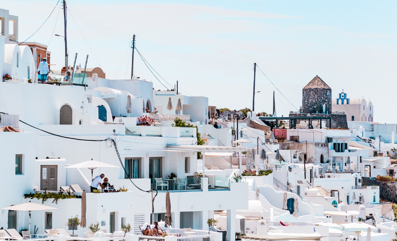 santorini homes in greece